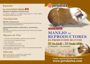 Descarga Aquí el Programa del Curso - Perulactea