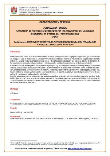 Curso Jornada Extendida 2012.pdf - Igualdadycalidadcba.gov.ar