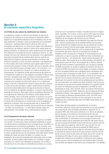 La responsabilidad extendida del productor en el contexto ...