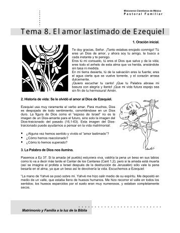 Tema 8. El amor lastimado de Ezequiel