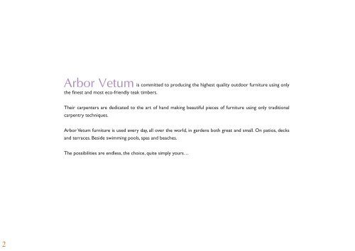 Arbor Vetum Collection - RM Garden Design