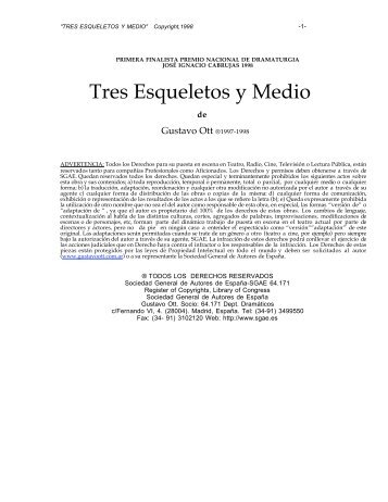 Tres esqueletos y medio - Gustavo Ott