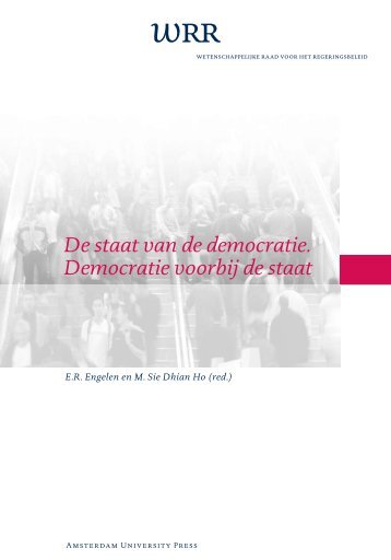 WRR Verk.4 - Wetenschappelijke Raad voor het Regeringsbeleid