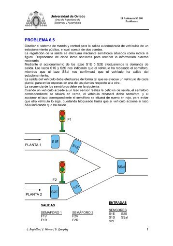 PROBLEMA 6.5 - Área de Ingeniería de Sistemas y Automática ...