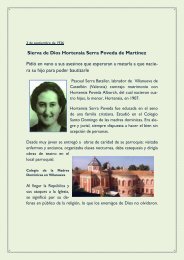 Sierva de Dios Hortensia Serra Poveda de Martínez - Hispania Martyr