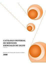 CATÁLOGO UNIVERSAL DE SERVICIOS DE SALUD