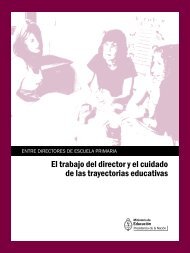 El trabajo del director y el cuidado de las trayectorias educativas