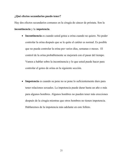 El regreso a casa después de la cirugía de cáncer de próstata