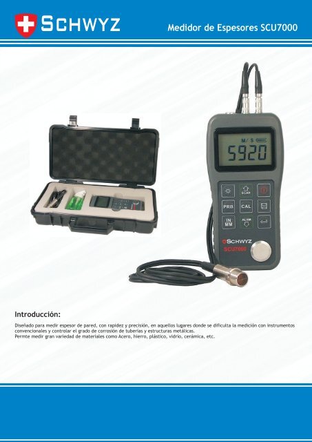 Medidor de Espesores SCU7000.cdr - instrumental cuyo