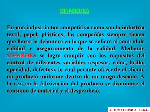 Sistema Inteligente de Medición de Espesores - mes sigma