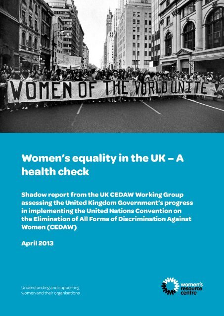 Women’s equality in the UK – A health check