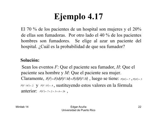 4. CONCEPTO BASICOS DE PROBABILIDADES - UPRM