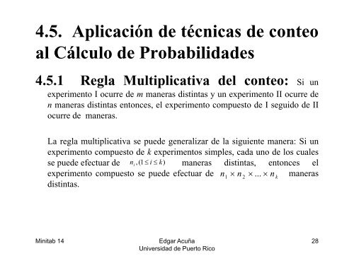 4. CONCEPTO BASICOS DE PROBABILIDADES - UPRM