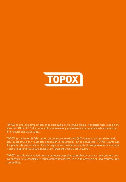 Catálogo de productos - Topox