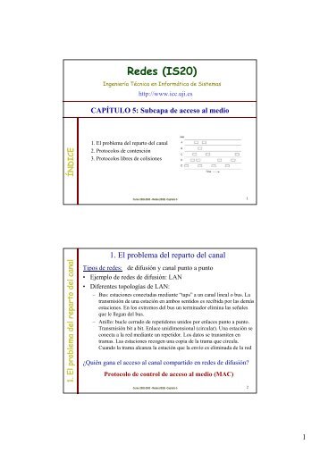 Tema 5. Subcapa de acceso al medio.