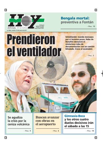 Prendieron el ventilador