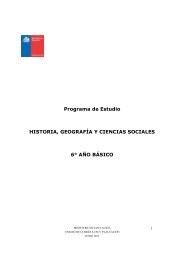 Historia, Geografía y Cs Sociales 6to Básico - Sala de Historia