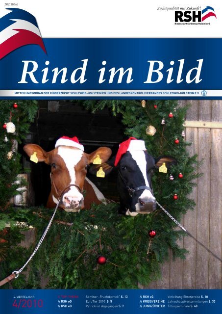 // Rind im Bild 4/2010 1 - Rinderzucht Schleswig-Holstein e.G.