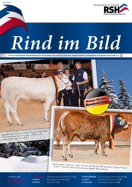 Rind im Bild - Rinderzucht Schleswig-Holstein e.G.