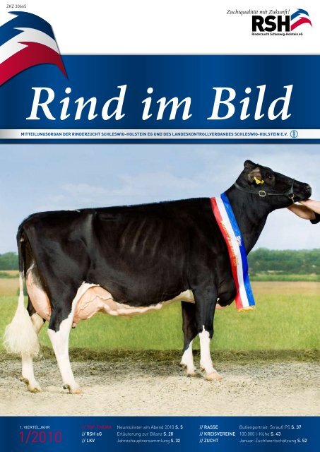 // Rind im Bild 1/2010 1 - Rinderzucht Schleswig-Holstein e.G.