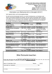 2010-11 Wahlkurse Anhang - Staatliche Realschule Hirschaid