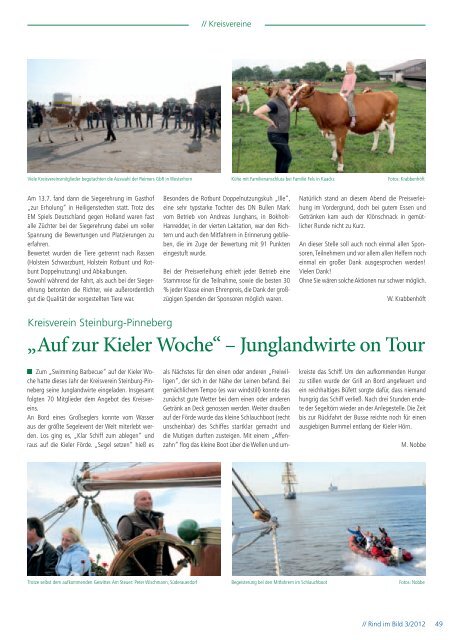 // Rind im Bild 3/2012 1 - Rinderzucht Schleswig-Holstein e.G.