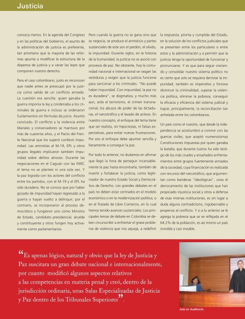 Contenido Revista Judicial Edicion 2 - Rama Judicial