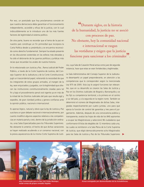 Contenido Revista Judicial Edicion 2 - Rama Judicial