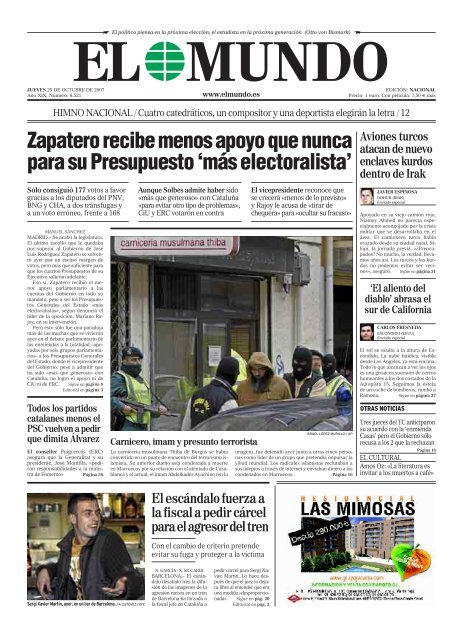 Lengua macarrónica subterráneo Náutico Descargue GRATIS la portada del diario EL MUNDO en PDF