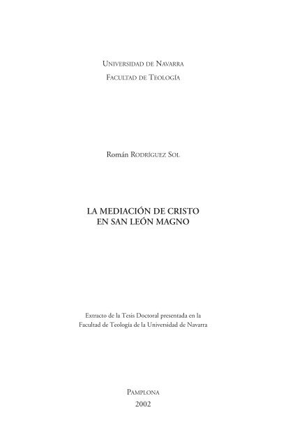 Excerpta Teologia 41-5.pdf - Universidad de Navarra