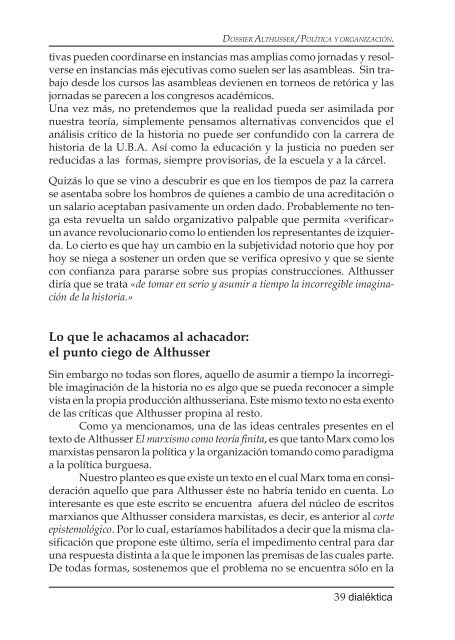 Dossier: Louis Althusser - Dialéktica