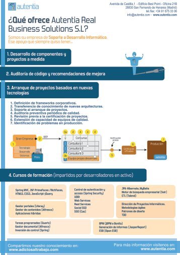 ¿Qué ofrece Autentia Real Business Solutions ... - Adictos al Trabajo