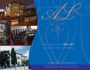 Informe de labores 2010-2011 - Asamblea Legislativa