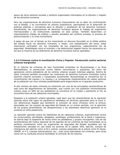 Bucaramanga - Movimiento de Víctimas de Crímenes de Estado