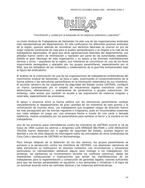 Bucaramanga - Movimiento de Víctimas de Crímenes de Estado