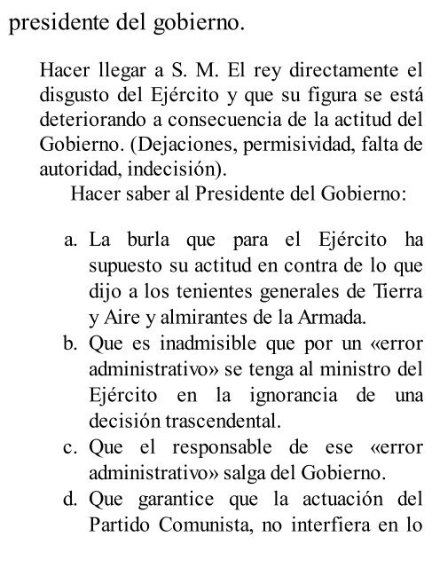 23-F, El Rey y su secreto - Zona Nacional