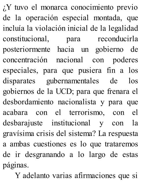 23-F, El Rey y su secreto - Zona Nacional