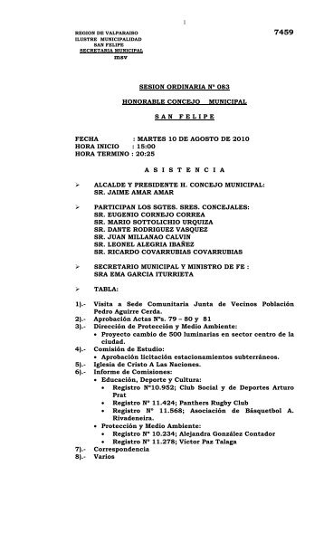 Acta 83.pdf - Sitio Web de Transparencia I.Municipalidad de San ...