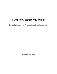 U-TURN FOR CHRIST: - Calvary Chapel