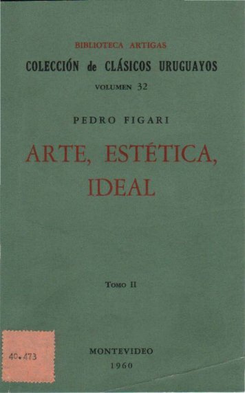 Arte, Estética, Ideal, tomo II - Figuras