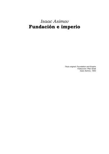 Fundación e imperio