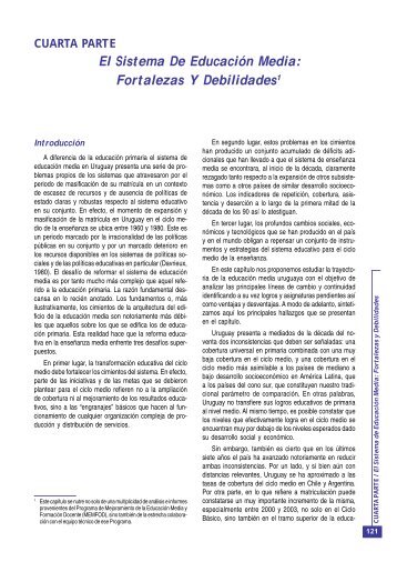 El Sistema de Educación Media - Anep