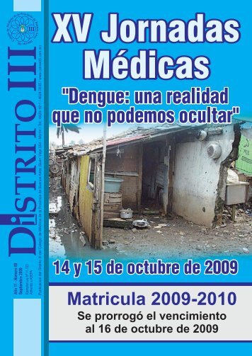 Distrito III - Septiembre 2009 para pdf - Colegio de Médicos Distrito III