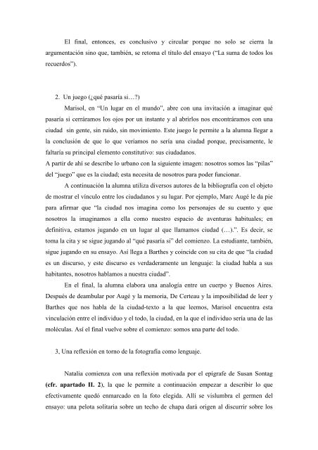 Capítulo V. El ensayo Fernanda Aren, Teresita Vernino 1. - Taller de ...