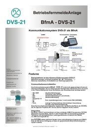 Kommunikationssystem DVS-21 als BfmA