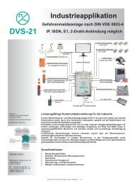 DVS-21 - ProCom Professional Communication and Service GmbH
