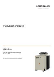 Planungshandbuch GAHP-A - Robur