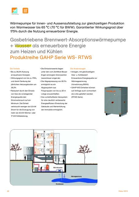 Heizsysteme mit Gas-Absorptions-Wärmepumpen + ... - Robur