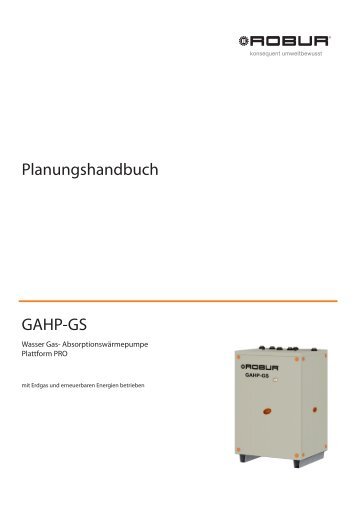 Planungshandbuch GAHP-GS - Robur