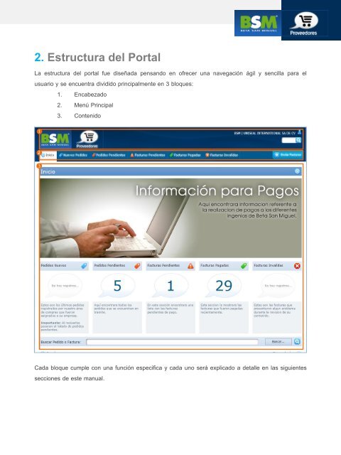 9.Enviar Facturas - BSM | Portal para Proveedores - Beta San Miguel